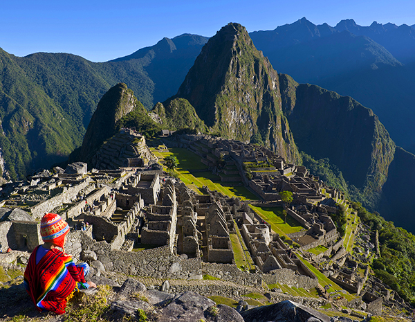 paisaje panorámico de Machu Picchu